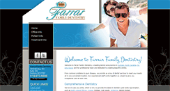 Desktop Screenshot of farrarfamilydentistry.com